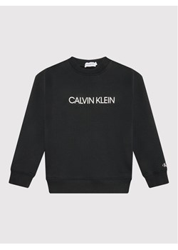 Calvin Klein Jeans Bluza Unisex Institutional Logo IU0IU00162 Czarny Regular Fit ze sklepu MODIVO w kategorii Bluzy chłopięce - zdjęcie 182645283