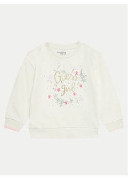 Guess Bluza K4BQ08 KAX74 Écru Regular Fit ze sklepu MODIVO w kategorii Bluzy dziewczęce - zdjęcie 182645321