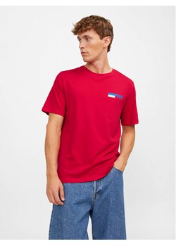 Jack&Jones T-Shirt Corp 12233999 Czerwony Standard Fit ze sklepu MODIVO w kategorii T-shirty męskie - zdjęcie 182645383