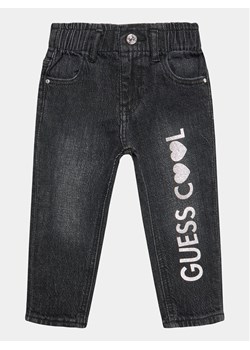 Guess Jeansy K3YA05 D52W0 Czarny Relaxed Fit ze sklepu MODIVO w kategorii Spodnie chłopięce - zdjęcie 182645402