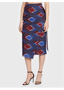 Weekend Max Mara Spódnica midi Fiore 23510103 Granatowy Regular Fit ze sklepu MODIVO w kategorii Spódnice - zdjęcie 182645424