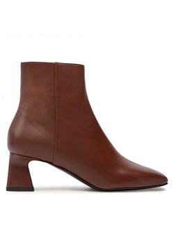 Pollini Botki SA21045C1LTD0217 Brązowy ze sklepu MODIVO w kategorii Botki - zdjęcie 182645494