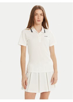 Guess Polo V5GP06 KCOK1 Biały Regular Fit ze sklepu MODIVO w kategorii Bluzki damskie - zdjęcie 182645541
