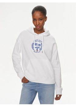 Tommy Jeans Bluza DW0DW17792 Biały Boxy Fit ze sklepu MODIVO w kategorii Bluzy damskie - zdjęcie 182645572