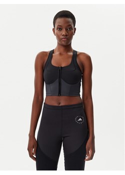 adidas by Stella McCartney Top Stella McCartney Two-tone JM0301 Czarny Slim Fit ze sklepu MODIVO w kategorii Biustonosze - zdjęcie 182645611