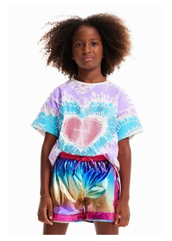 Desigual T-Shirt 23SGTK02 Kolorowy Regular Fit ze sklepu MODIVO w kategorii Bluzki dziewczęce - zdjęcie 182645613