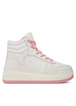 Tommy Jeans Sneakersy Tjw Retro Basket Mc Lace Up EN0EN02422 Écru ze sklepu MODIVO w kategorii Buty sportowe damskie - zdjęcie 182645690