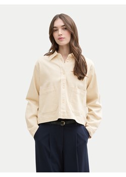 Tom Tailor Denim Kurtka jeansowa 1045500 Beżowy Regular Fit ze sklepu MODIVO w kategorii Kurtki damskie - zdjęcie 182645750