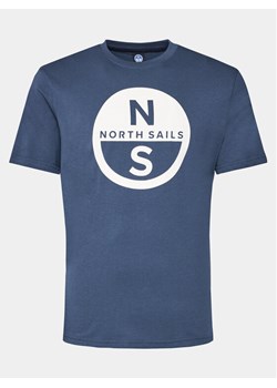 North Sails T-Shirt Basic 692972 Granatowy Regular Fit ze sklepu MODIVO w kategorii T-shirty męskie - zdjęcie 182645824
