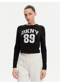 DKNY Bluzka DP4T9979 Czarny Regular Fit ze sklepu MODIVO w kategorii Bluzki damskie - zdjęcie 182645861