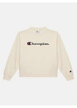 Champion Bluza 405086 Écru Regular Fit ze sklepu MODIVO w kategorii Bluzy dziewczęce - zdjęcie 182645923