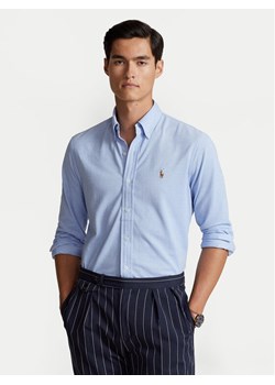 Polo Ralph Lauren Koszula 710932545001 Błękitny Custom Fit ze sklepu MODIVO w kategorii Koszule męskie - zdjęcie 182645982
