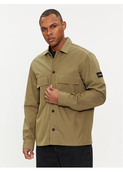 Calvin Klein Koszula K10K109920 Zielony Regular Fit ze sklepu MODIVO w kategorii Koszule męskie - zdjęcie 182645984