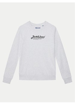 Jack&Jones Junior Bluza Beau 12269849 Szary Regular Fit ze sklepu MODIVO w kategorii Bluzy chłopięce - zdjęcie 182646084
