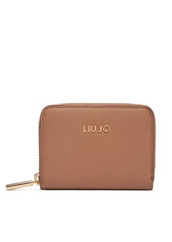 Liu Jo Mały Portfel Damski S Zip Around AA5169 E0087 Brązowy ze sklepu MODIVO w kategorii Portfele damskie - zdjęcie 182646143