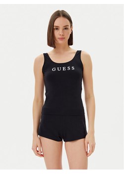 Guess Piżama O5GX13 KBBU1 Czarny Regular Fit ze sklepu MODIVO w kategorii Piżamy damskie - zdjęcie 182646160