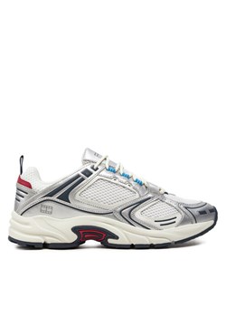Tommy Jeans Sneakersy Archive Retro Runner EM0EM01486 Srebrny ze sklepu MODIVO w kategorii Buty sportowe męskie - zdjęcie 182646173