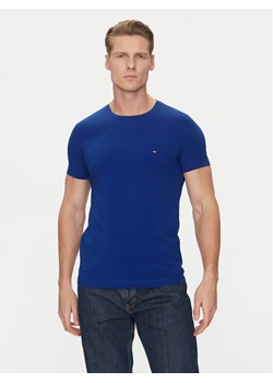Tommy Hilfiger T-Shirt MW0MW10800 Niebieski Slim Fit ze sklepu MODIVO w kategorii T-shirty męskie - zdjęcie 182646184