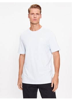 Puma T-Shirt Classics 535587 Niebieski Regular Fit ze sklepu MODIVO w kategorii T-shirty męskie - zdjęcie 182646284