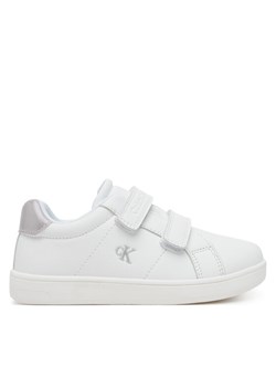 Calvin Klein Jeans Sneakersy Low Cut Velcro Sneaker V1A9-82007-1355 S Biały ze sklepu MODIVO w kategorii Buty sportowe dziecięce - zdjęcie 182646384
