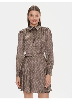 Marciano Guess Sukienka codzienna 4RGK37 7014A Brązowy Regular Fit ze sklepu MODIVO w kategorii Sukienki - zdjęcie 182646511