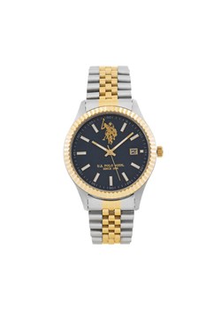 U.S. Polo Assn. Zegarek Damian USP7240BL Srebrny ze sklepu MODIVO w kategorii Zegarki - zdjęcie 182646512