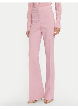 PINKO Spodnie materiałowe 100054 A0IM Różowy Regular Fit ze sklepu MODIVO w kategorii Spodnie damskie - zdjęcie 182646520