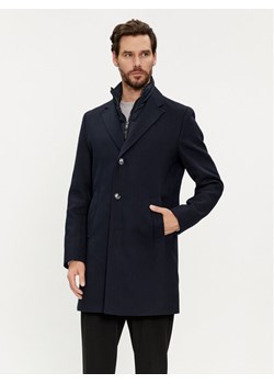 Boss Płaszcz przejściowy H-Hyde-Bib-234 50511975 Granatowy Slim Fit ze sklepu MODIVO w kategorii Płaszcze męskie - zdjęcie 182646521