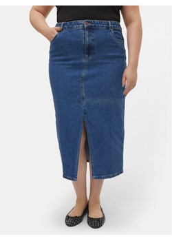Vero Moda Curve Spódnica jeansowa Veri 10308406 Niebieski Regular Fit ze sklepu MODIVO w kategorii Spódnice - zdjęcie 182646551