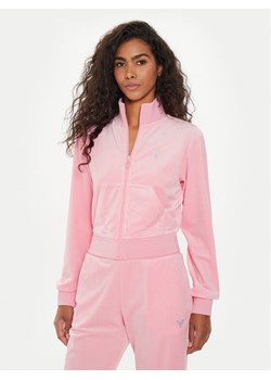 Guess Bluza V3BQ22 KBXI2 Różowy Regular Fit ze sklepu MODIVO w kategorii Bluzy damskie - zdjęcie 182646682