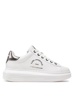 KARL LAGERFELD Sneakersy KL62538K Biały ze sklepu MODIVO w kategorii Buty sportowe damskie - zdjęcie 182646734