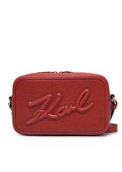 KARL LAGERFELD Torebka A1W30040 Czerwony ze sklepu MODIVO w kategorii Listonoszki - zdjęcie 182646771