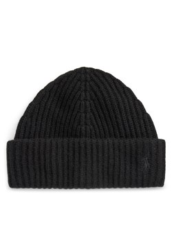 Polo Ralph Lauren Czapka 455954337003 Czarny ze sklepu MODIVO w kategorii Czapki zimowe męskie - zdjęcie 182646773