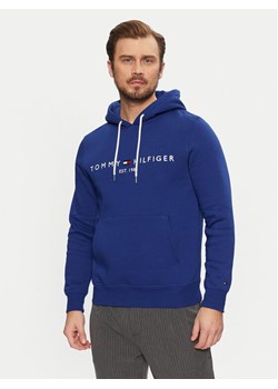 Tommy Hilfiger Bluza Logo MW0MW11599 Niebieski Regular Fit ze sklepu MODIVO w kategorii Bluzy męskie - zdjęcie 182646901