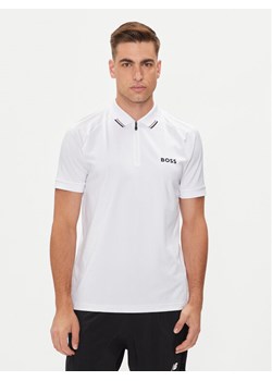 Boss Polo Philix MB 3 350519863 Biały Slim Fit ze sklepu MODIVO w kategorii T-shirty męskie - zdjęcie 182646903