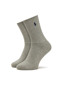 Polo Ralph Lauren Skarpety wysokie damskie 455846847013 Szary ze sklepu MODIVO w kategorii Skarpetki damskie - zdjęcie 182647001