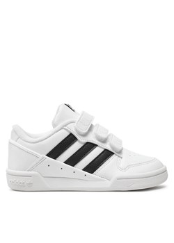 adidas Sneakersy Team Court 2 Str Cf C ID6634 Biały ze sklepu MODIVO w kategorii Buty sportowe dziecięce - zdjęcie 182647003