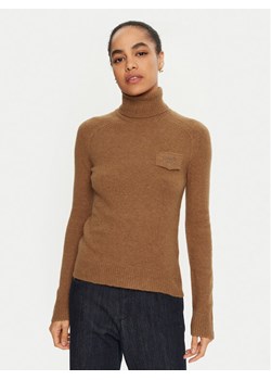 Liu Jo Golf WF4363 MA49P Brązowy Regular Fit ze sklepu MODIVO w kategorii Swetry damskie - zdjęcie 182647062