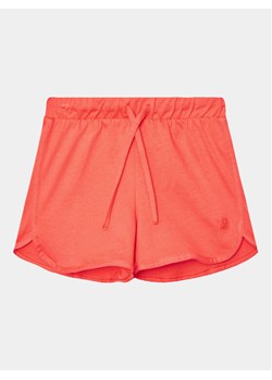 United Colors Of Benetton Szorty sportowe 3I1XC901F Czerwony Regular Fit ze sklepu MODIVO w kategorii Spodenki dziewczęce - zdjęcie 182647112