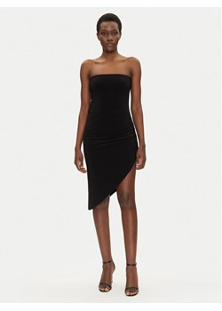 NORMA KAMALI Sukienka koktajlowa KK4223PL949001 Czarny Slim Fit ze sklepu MODIVO w kategorii Sukienki - zdjęcie 182647164
