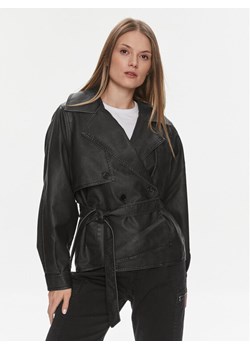 Noisy May Kurtka z imitacji skóry Romy 27028692 Czarny Regular Fit ze sklepu MODIVO w kategorii Kurtki damskie - zdjęcie 182647173