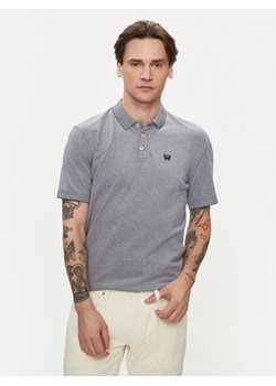 Wrangler Polo Refined 112350390 Niebieski Regular Fit ze sklepu MODIVO w kategorii T-shirty męskie - zdjęcie 182647200