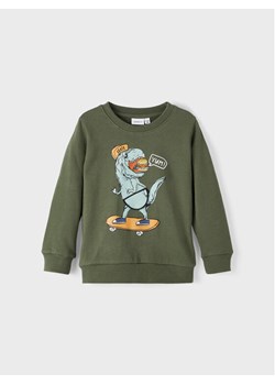 NAME IT Bluza 13206392 Zielony Regular Fit ze sklepu MODIVO w kategorii Bluzy dziewczęce - zdjęcie 182647241