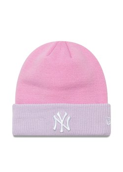 New Era Czapka Youth Colour Block 60565305 Różowy ze sklepu MODIVO w kategorii Czapki dziecięce - zdjęcie 182647281