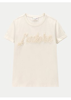 Coccodrillo T-Shirt WC4143202GEJ Écru Regular Fit ze sklepu MODIVO w kategorii Bluzki dziewczęce - zdjęcie 182647353