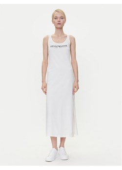 Emporio Armani Underwear Sukienka codzienna EW000494 AF10881 U1131 Biały Regular Fit ze sklepu MODIVO w kategorii Sukienki - zdjęcie 182647354