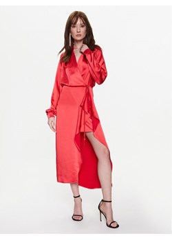 Pinko Sukienka koktajlowa 100295 Z345 Czerwony Regular Fit ze sklepu MODIVO w kategorii Sukienki - zdjęcie 182647363