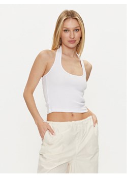 Noisy May Top Maya 27029026 Biały Slim Fit ze sklepu MODIVO w kategorii Bluzki damskie - zdjęcie 182647383