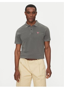 Guess Polo F5GP00 K9WF1 Czarny Regular Fit ze sklepu MODIVO w kategorii T-shirty męskie - zdjęcie 182647580