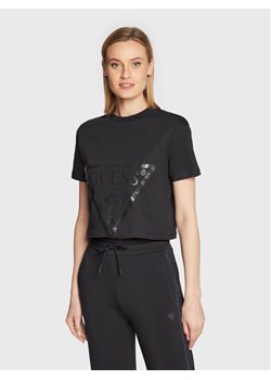 Guess T-Shirt Adele V2YI06 K8HM0 Czarny Regular Fit ze sklepu MODIVO w kategorii Bluzki damskie - zdjęcie 182647604